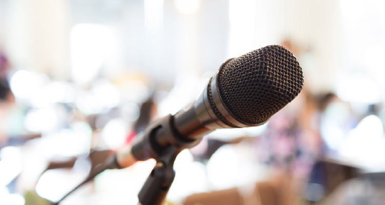 Fotografia de microfone 